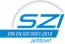 Logo: SZI DIN EN ISO 9001:2015 zertifiziert